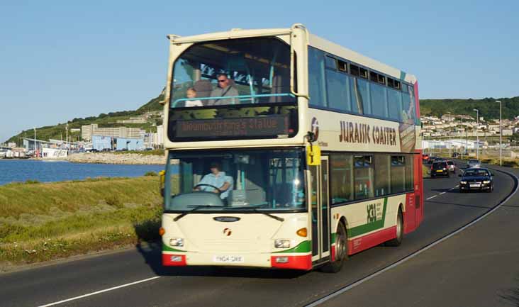 First Hants & Dorset Scania Omnidekka East Lancs Jurassic Coast 36002